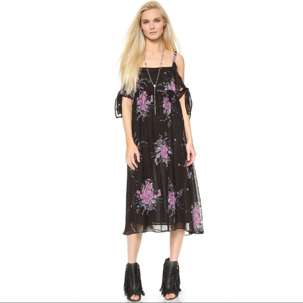 Free People Tied To You Empire Waist Dress Fall Wedding Guest Dress